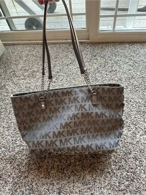 Gray Michael Kors Tote